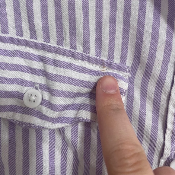 BEACH LUNCH LOUNGE Striped Button-Up Top - Picture 5 of 5